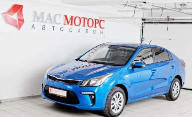 Kia Rio 2019 Голубой